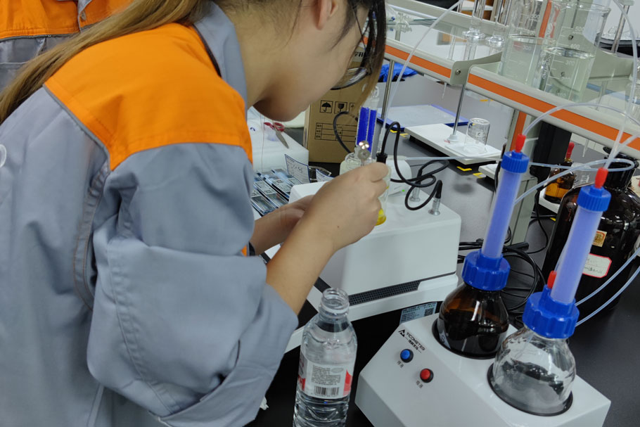 维科美拓WKT-A9卡尔费休水分测定仪在南京艾普拉斯生物科技有限公司的应用